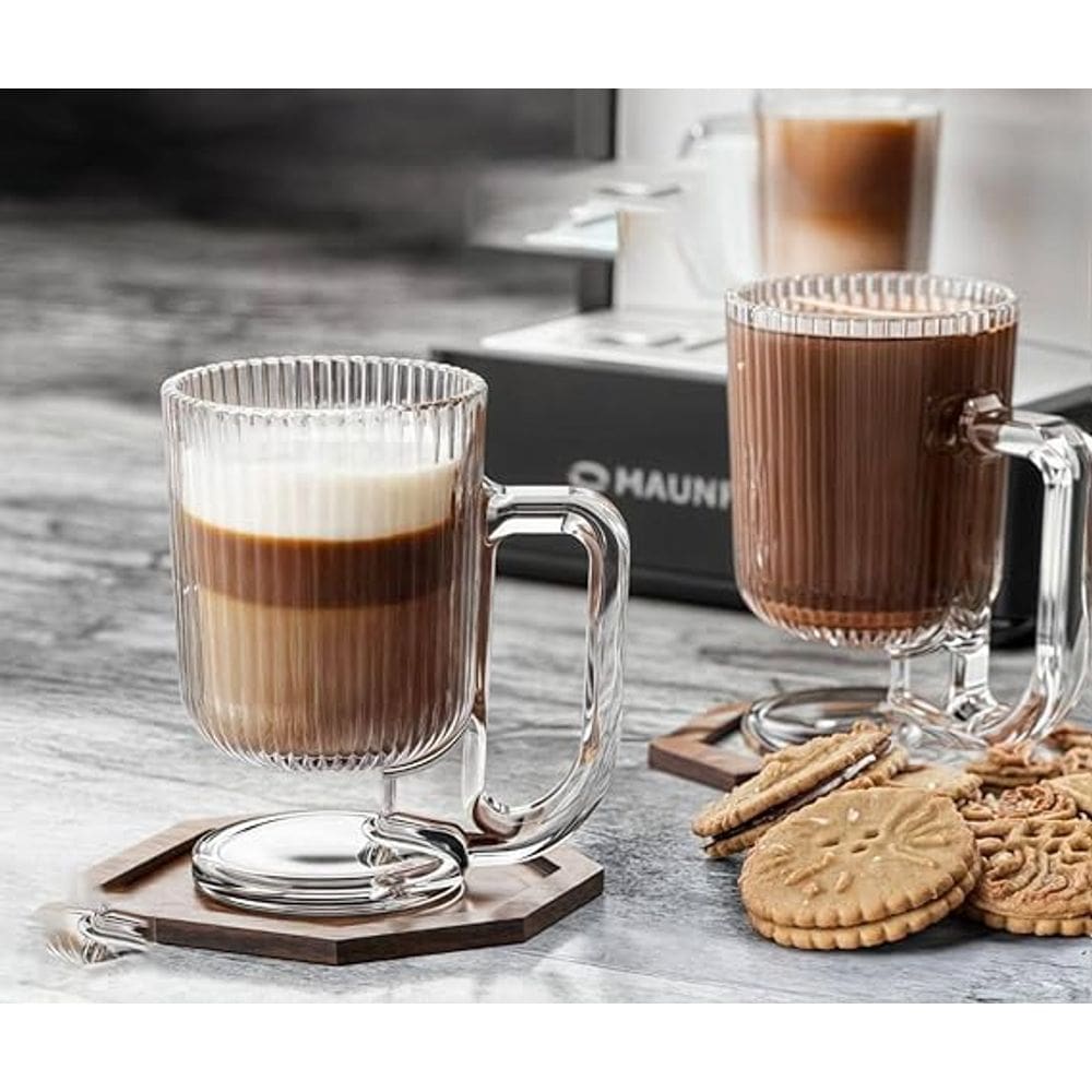 Conjunto de 3 Canecas Savour com Alça Grande City Glass