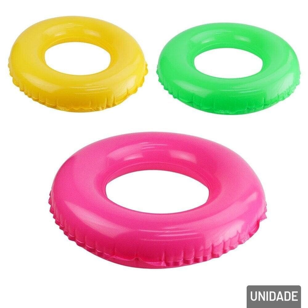 Boia Circular Inflável 60cm Lisa Color - Tudo em Caixa