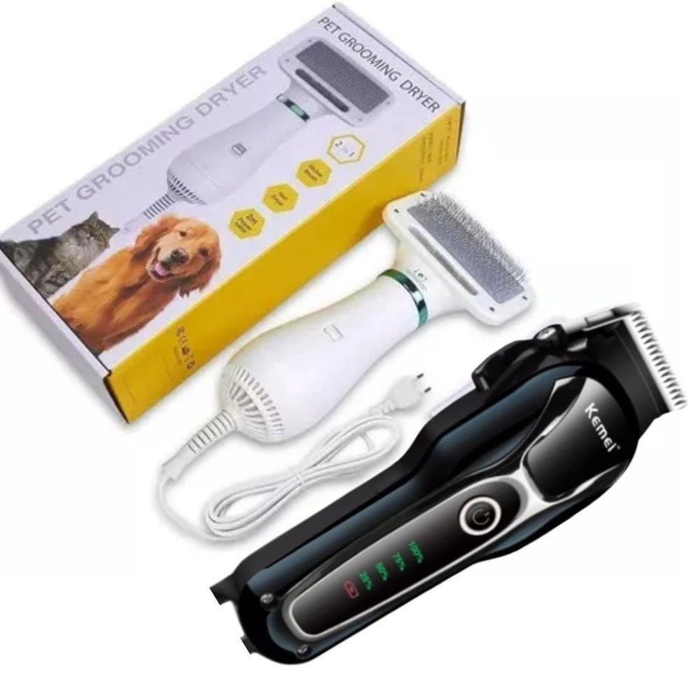 Kit Pet Máquina De Tosa + Secador Leve