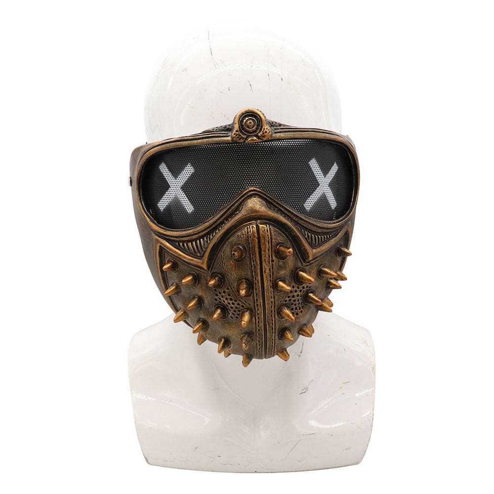 Máscara facial Cosplay observa cães e resina de Halloween