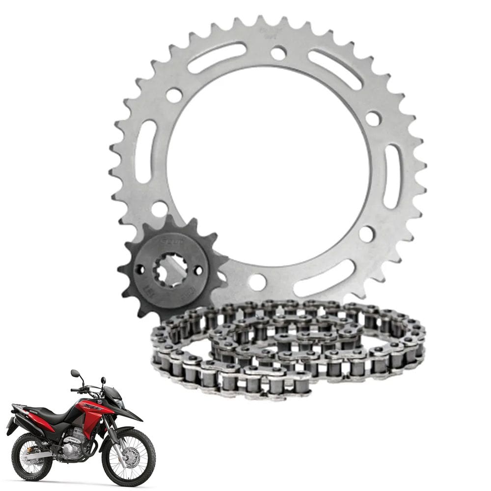 Kit Transmissão Relação Honda XRE 300 2009 à 2023