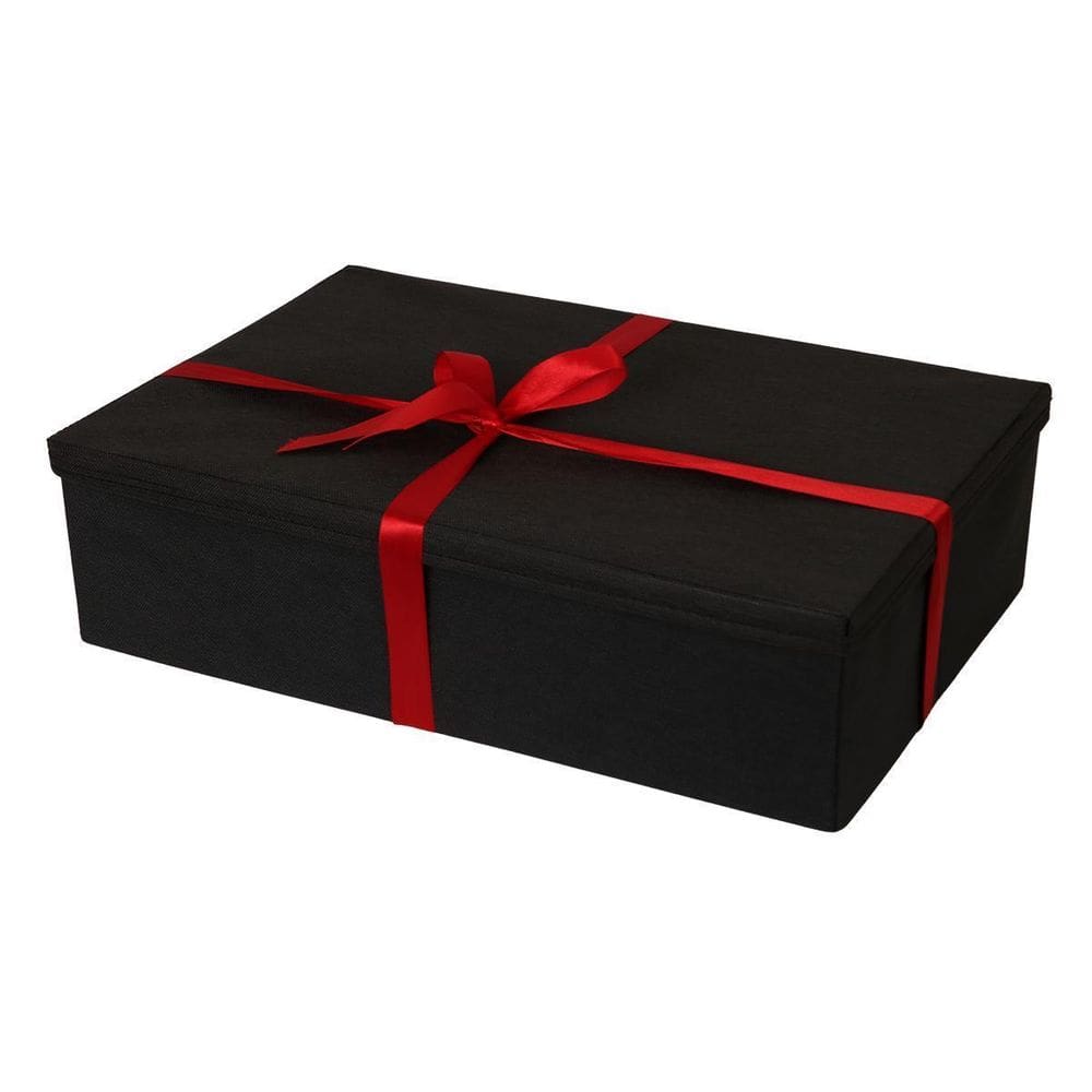 Caixa De Presente Com Laço E Dobrável Grande