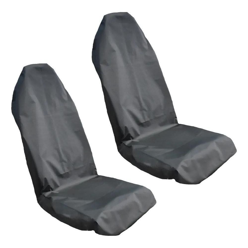 2X Kit 2 Capas Impermeável Protetora Banco Carro Mecânico