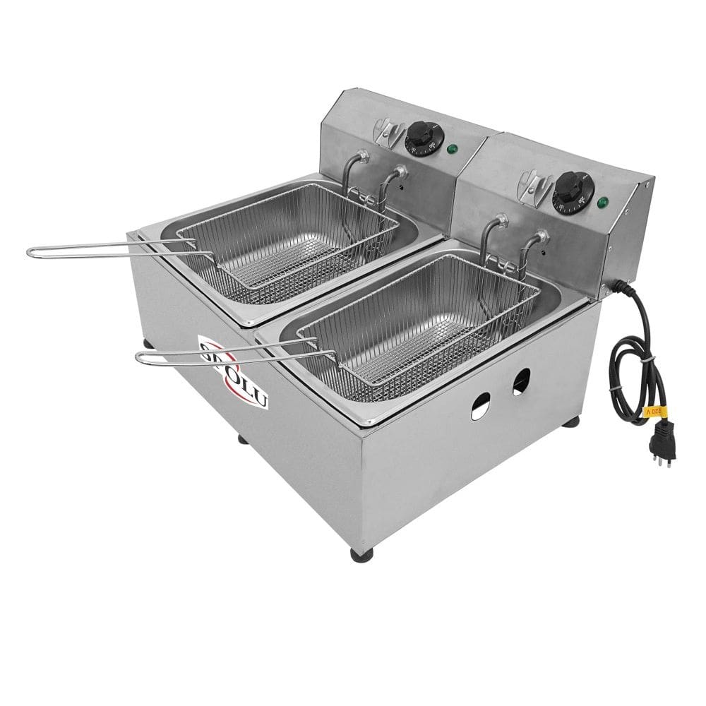 Fritadeira Elétrica 2 Cubas Spolu 220V