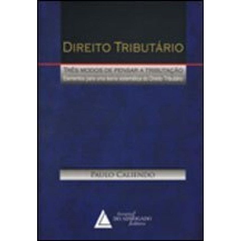 Direito Tributario - Tre Modos De Pensar A Tributaçao