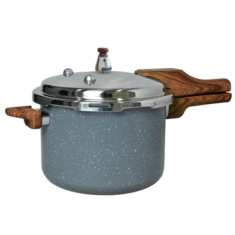 Panela de Pressão Indução Antiaderente Revestimento Cerâmico 4,2L Verona Granito - Vista Home