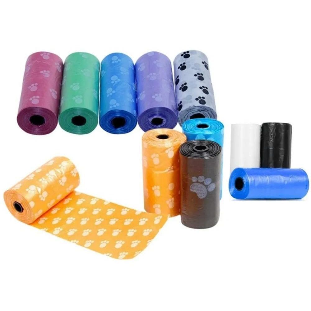 2X 18 Rolos De Saquinhos Refil Cata Caca Cachorro Pet Coleto