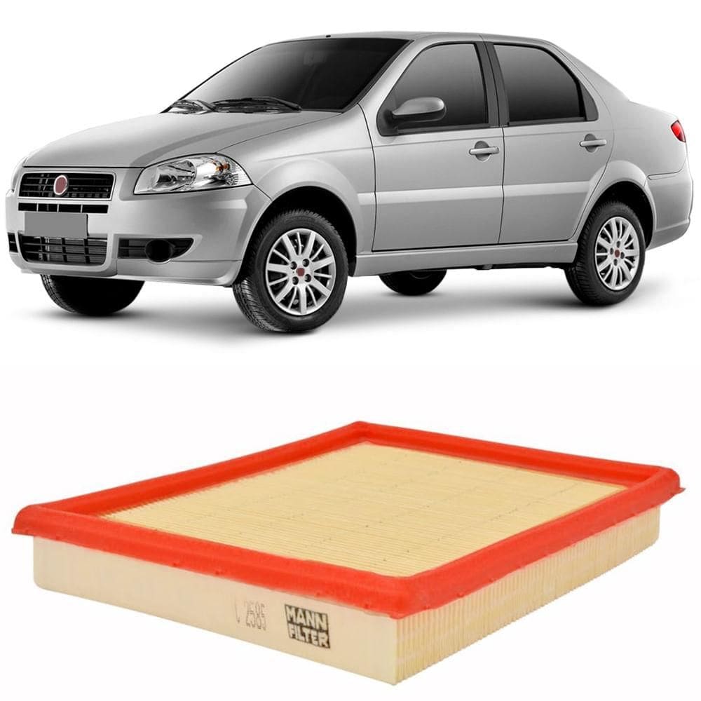 Filtro Ar Palio Siena Strada Idea 96 A 2017 Mannfilter C2585