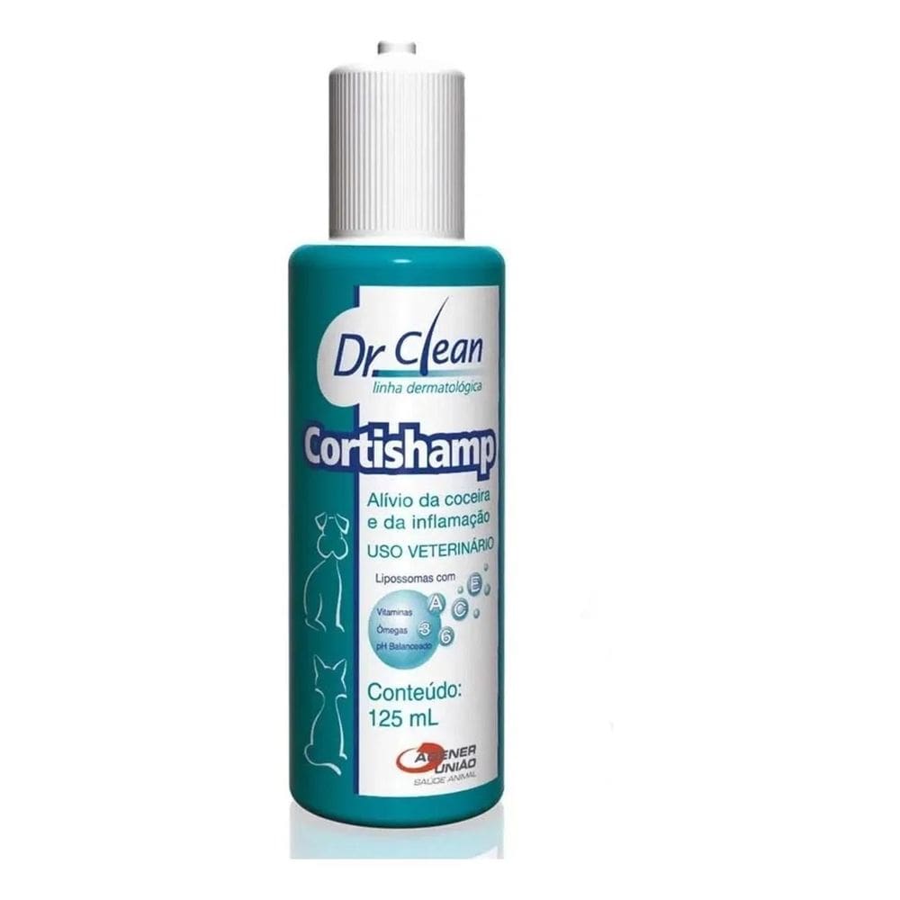 2X Cortishamp - Shampoo Dr Clean Cães E Gatos - Agener  125M