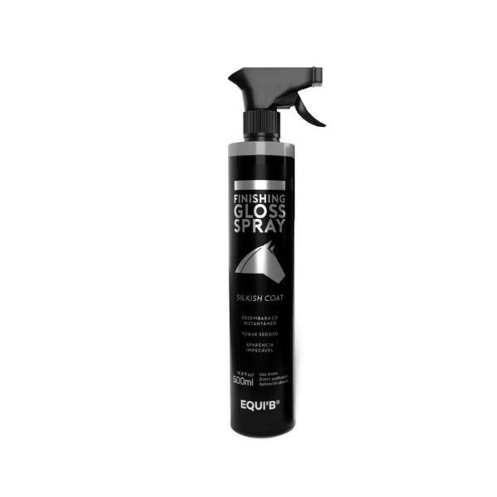 Silkish Coat Finishing Gloss Spray Para Cavalos - 500 Ml