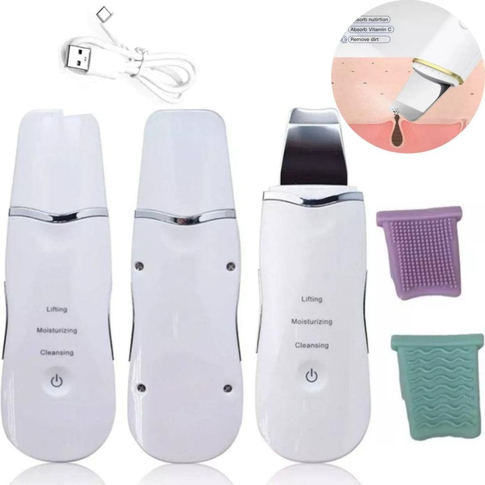 Peeling Ultrasônico Portátil: Pele Sem Cravos