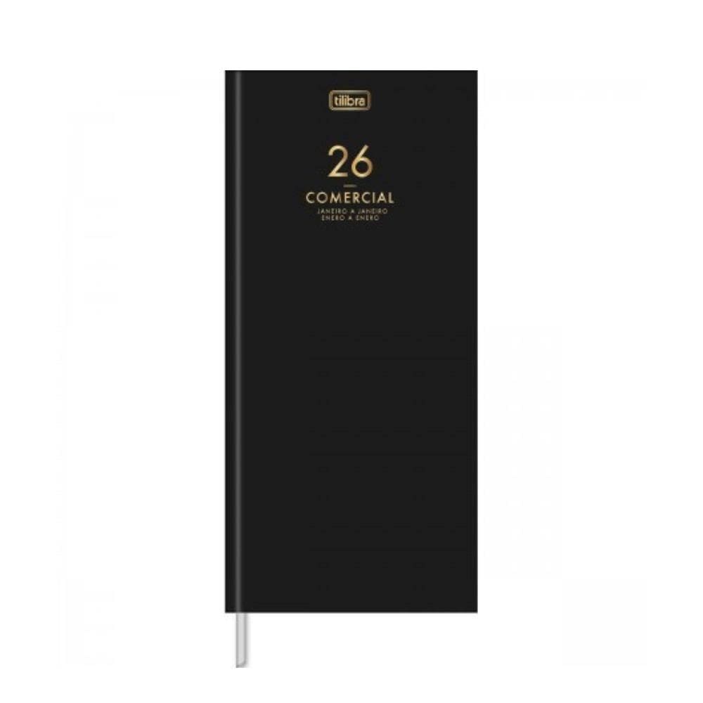 Agenda 2026 Executiva Costurada Diário M8 12,3x27,5cm Comercial Tilibra