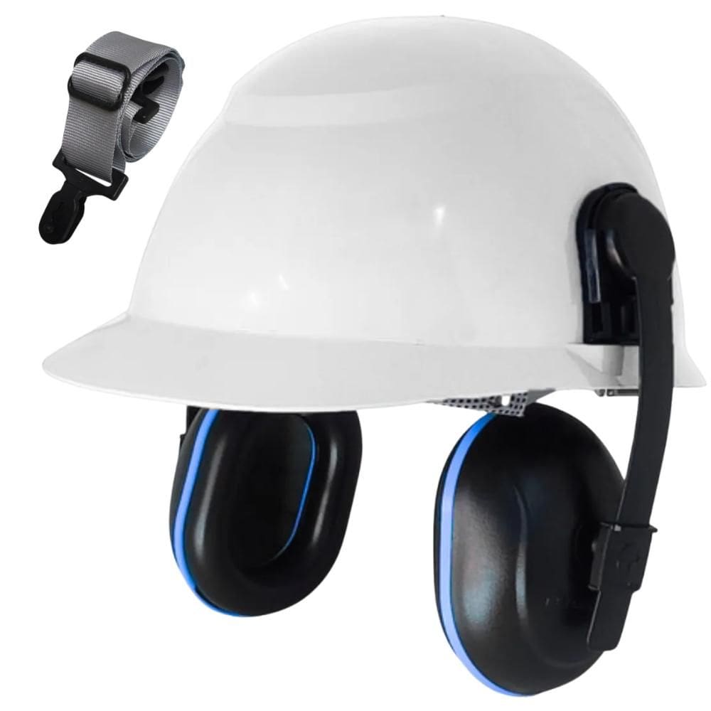 Capacete de Segurança Com Jugular Avant + Protetor Auditivo 15db Camper