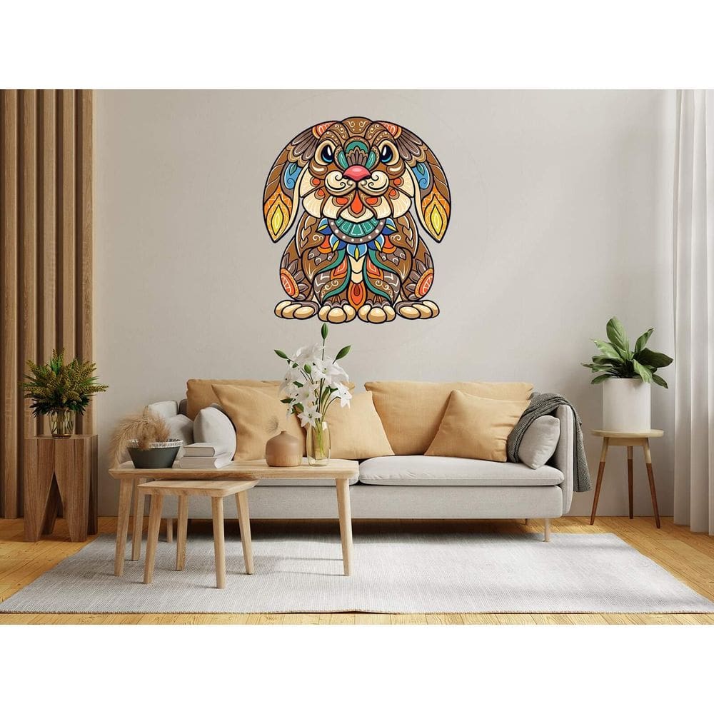 Adesivo De Parede Mandala - Coelho