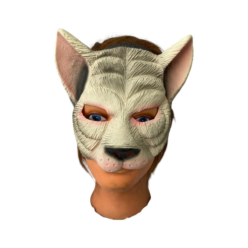 Máscara De Gata Gatinha Gato Látex Com Elástico Fantasia