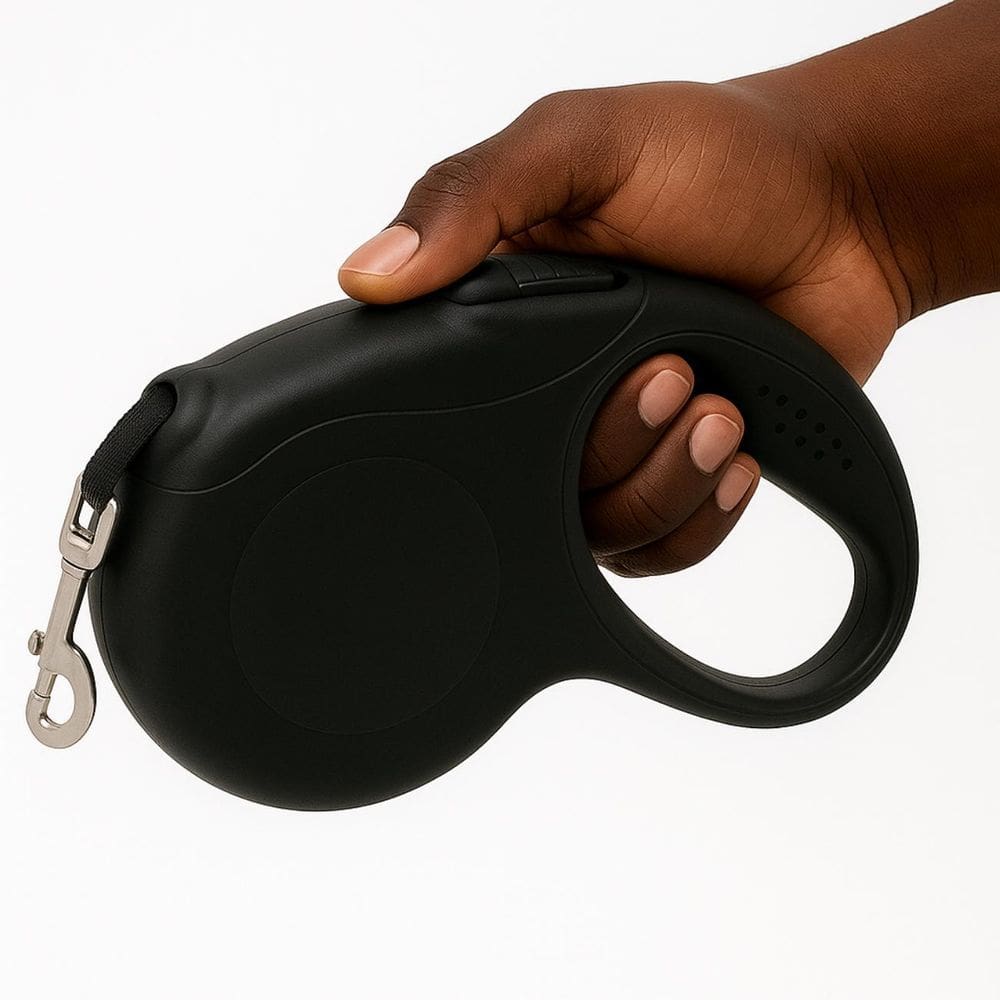 Coleira Guia Retrátil Pet Cachorros Gatos 5 Metros Até 15Kg