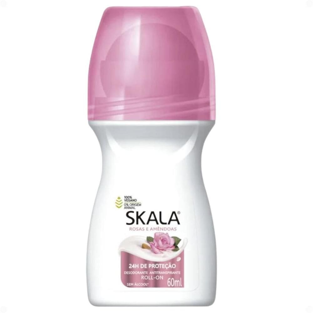 Desodorante Roll-on Skala Rosas e Amêndoas 60ml