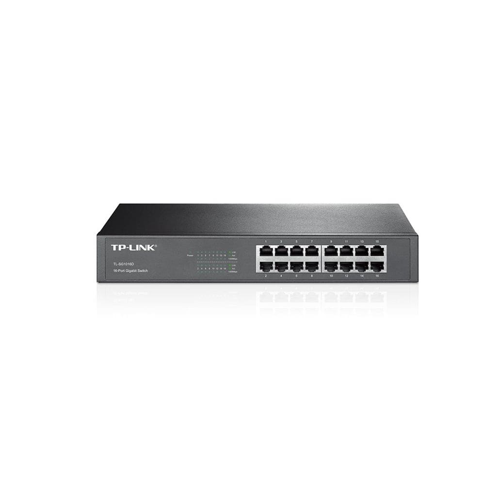 Switch 16 Portas Gigabit P/Rack TL-SG1016D TP-Link
