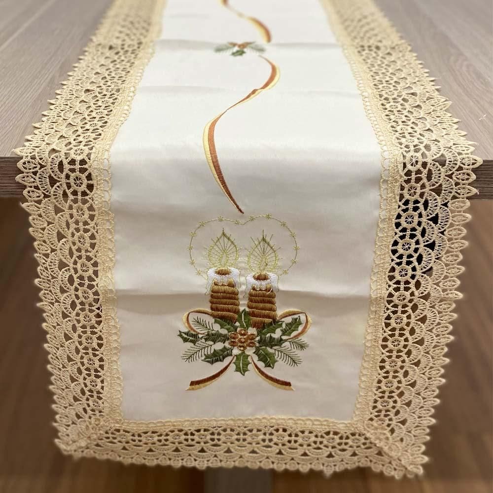 Caminho de Mesa Retangular 40x175cm Natal 101 - Rafimex