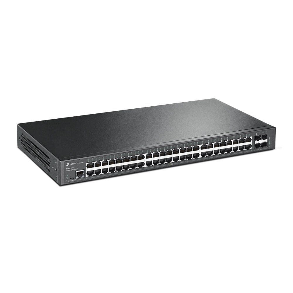 Switch TP-Link 48 Portas Giga Ger com 4 Portas SFP Jetstream TL-SG3452