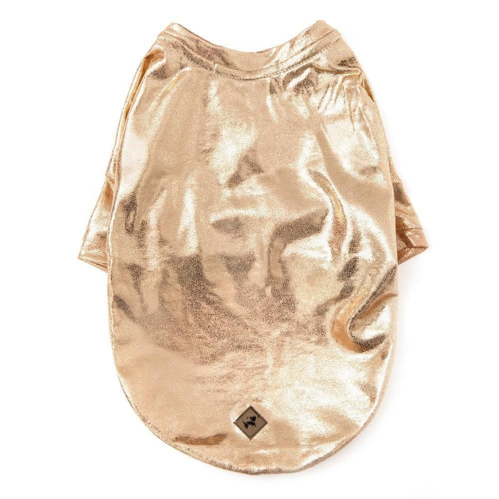 T-Shirt Gola V Shine Pet - Dourado - 1Gg