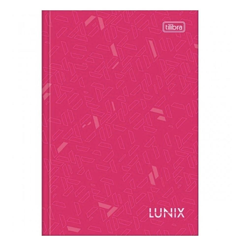 Caderno Brochura Capa Dura Universitário A4 1 Matéria 80 Folhas Lunix Tilibra Estampa 1