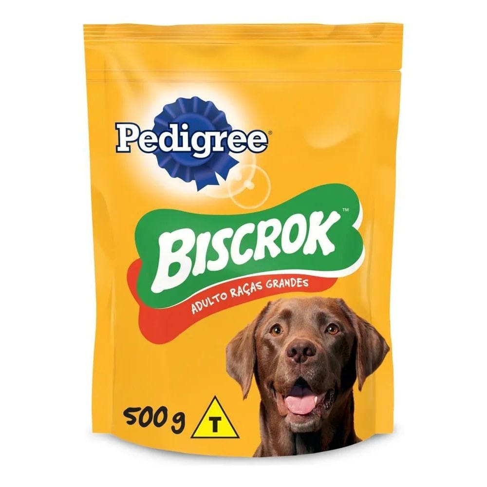 2X Petisco Para Cães Adultos Raças Grandes Leite Pedigree Bi