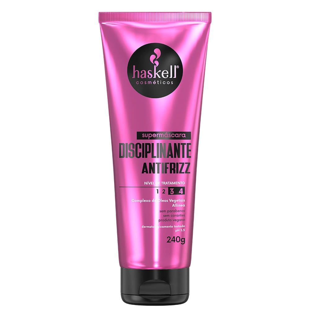 Supermáscara Haskell Disciplinante Antifrizz Complexo de Óleos Vegetais Allinea 240g