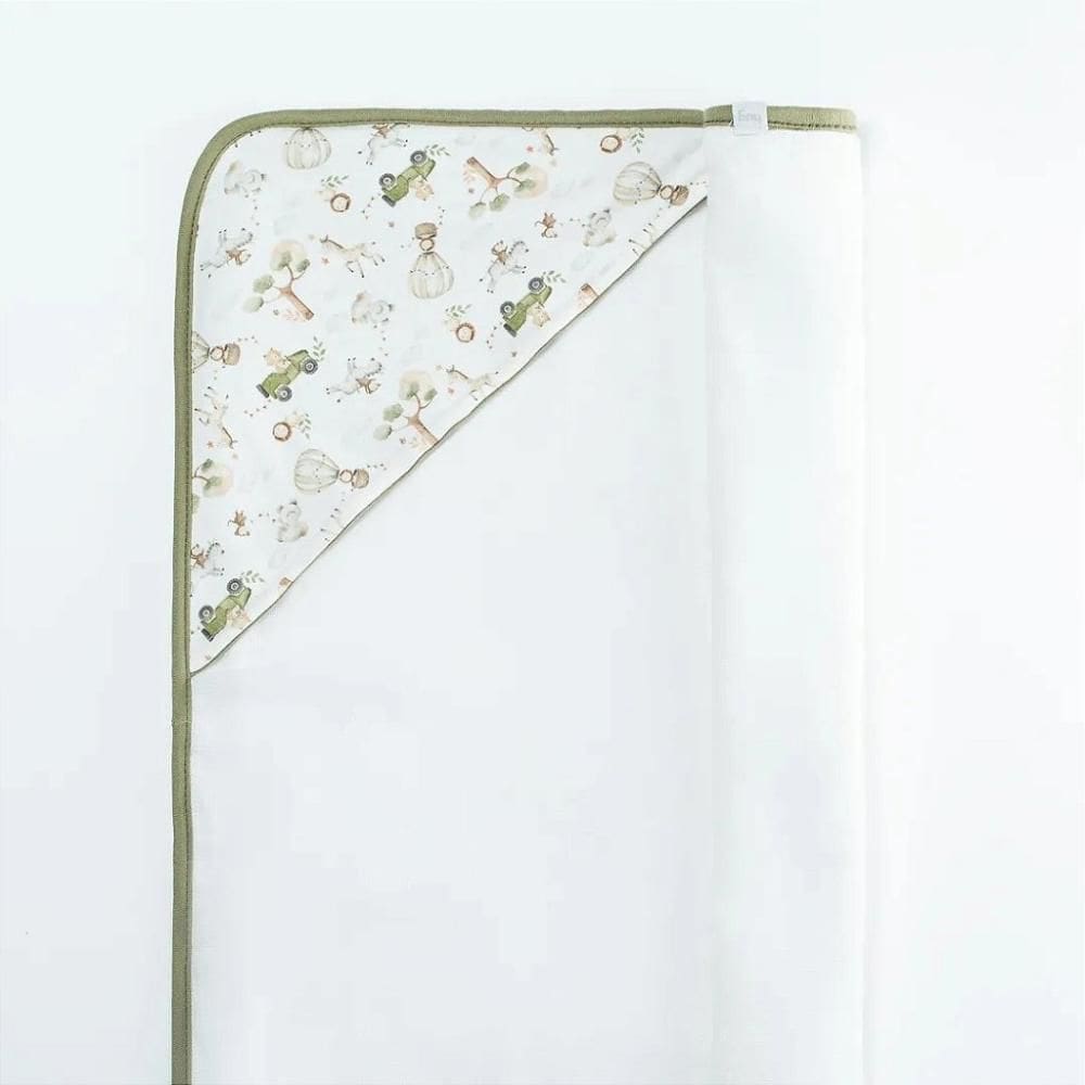 Toalha de Banho Hug Com Capuz Big Friends Verde Floresta