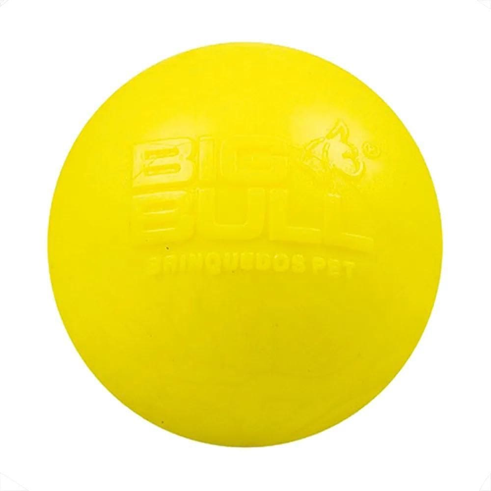 2X Brinquedo Cachorro Bolinha Maciça Atóxica Grande 80Mm Cor