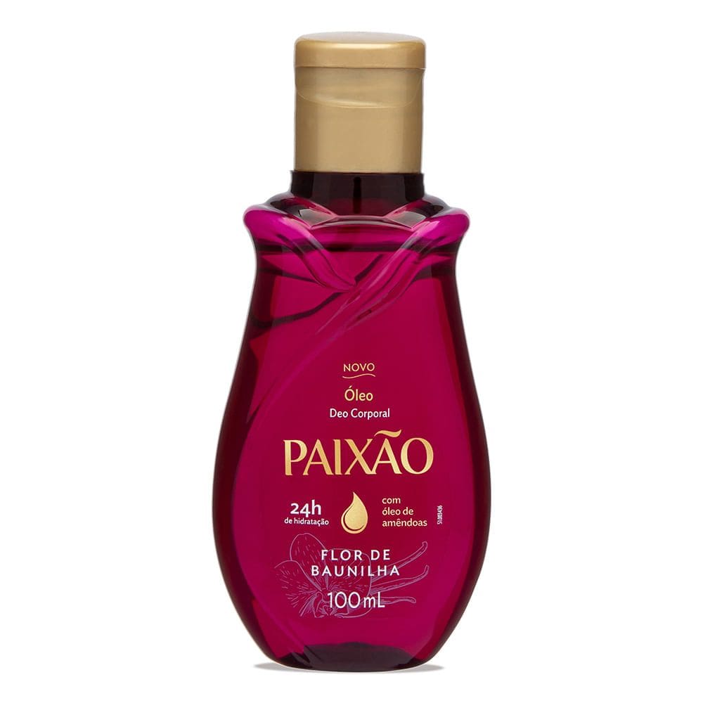 Óleo Corporal Paixão Flor de Baunilha com Ação Desodorante 100ml