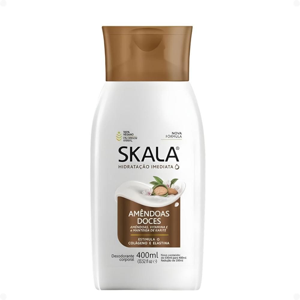 Hidratante Corporal Skala Hidratação Imediata Amêndoas Doces 400ml