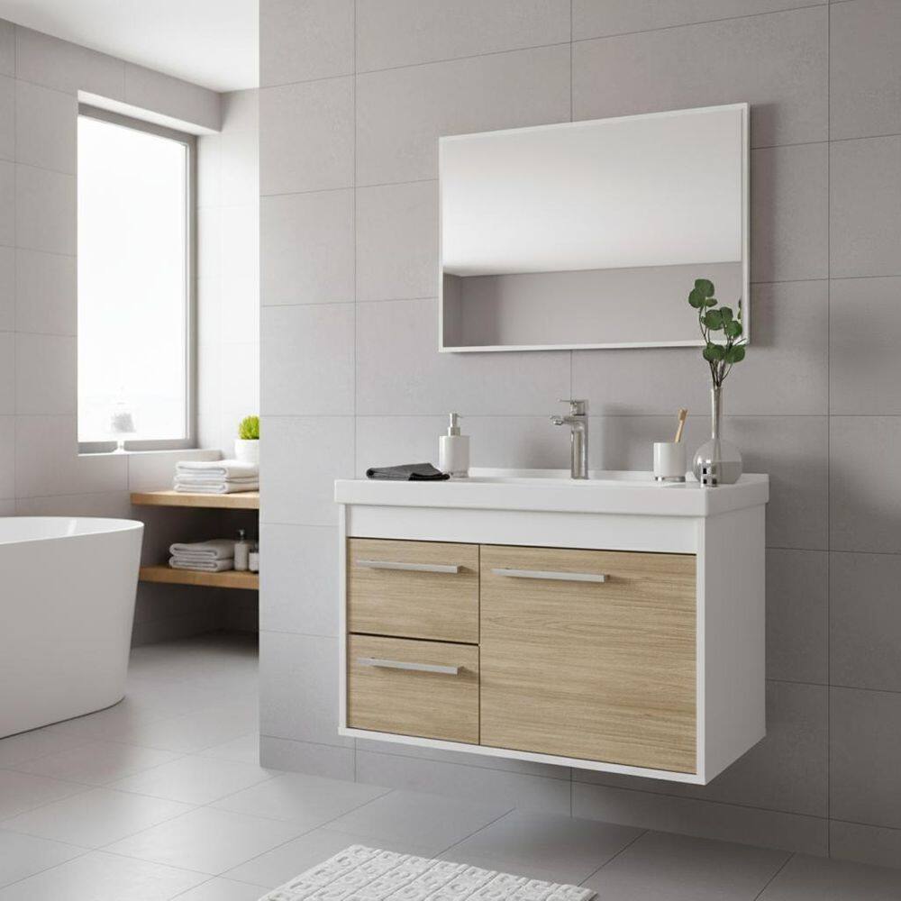 Armário Para Banheiro Mdf + Cuba + Espelho Potenza Berlin