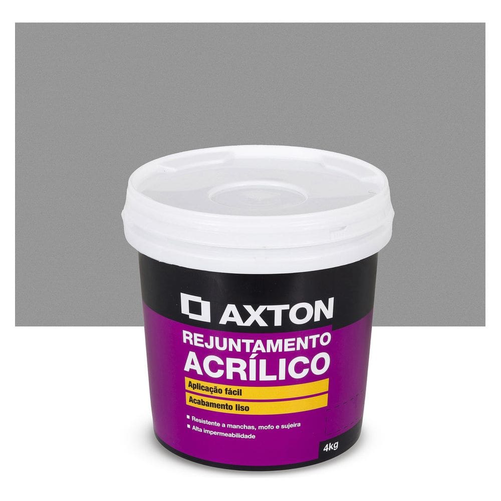 Rejunte Acrilico Cinza Platina 4 Kg Rendimento 12m2