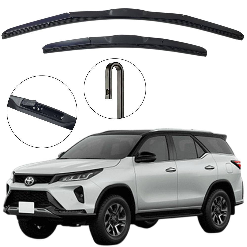 Kit Palheta Dianteira Sw4 2016 a 2024 Limpador de Parabrisa de Silicone