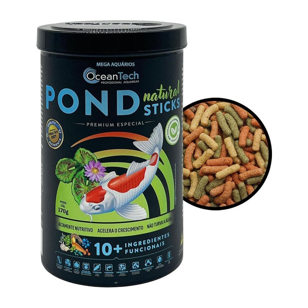 Oceantech Ração Premium Carpas E Peixes De Lago 170G