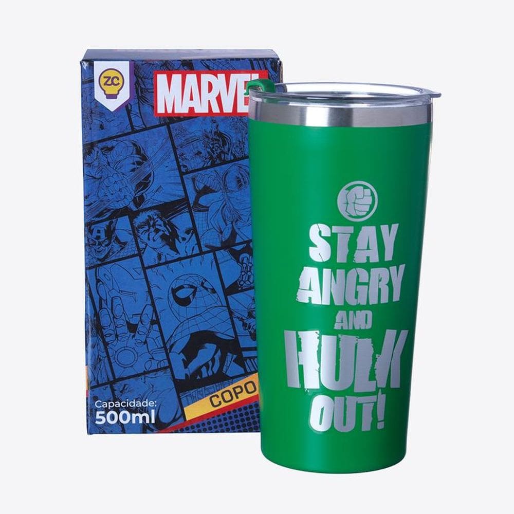Copo Thermal 500Ml Hulk  - Marvel