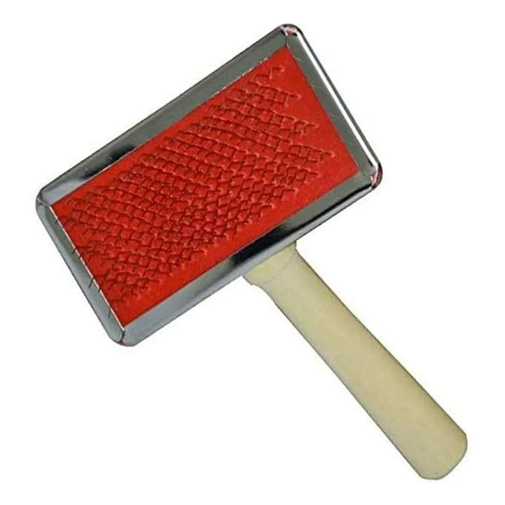 Rasqueadeira Pet Cabo Madeira N3 Cão Gato Inox