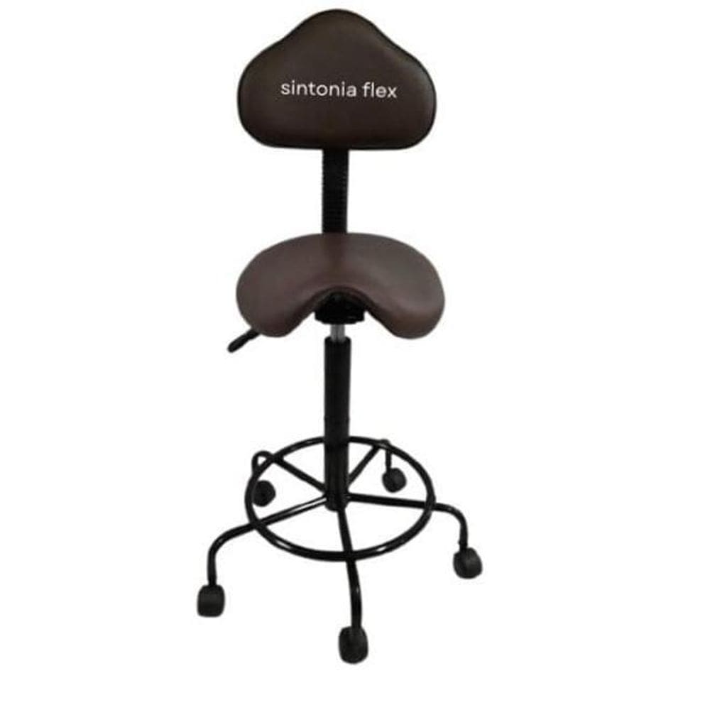 Cadeira Mocho Sela Alta 65 Min. 75 Max. Corano Marrom