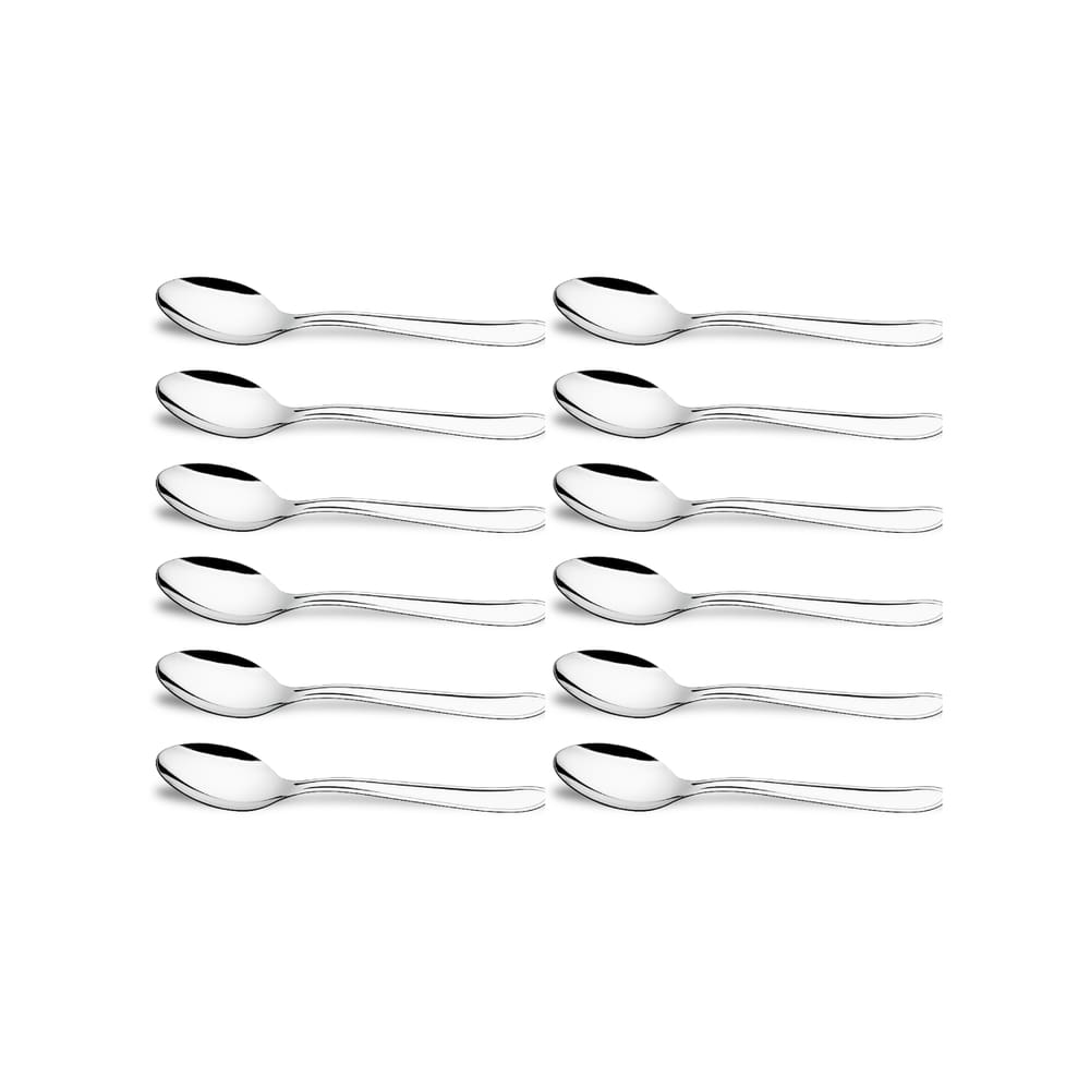 Jogo Colher De Mesa Turim Inox Brinox Kit 12 Peças