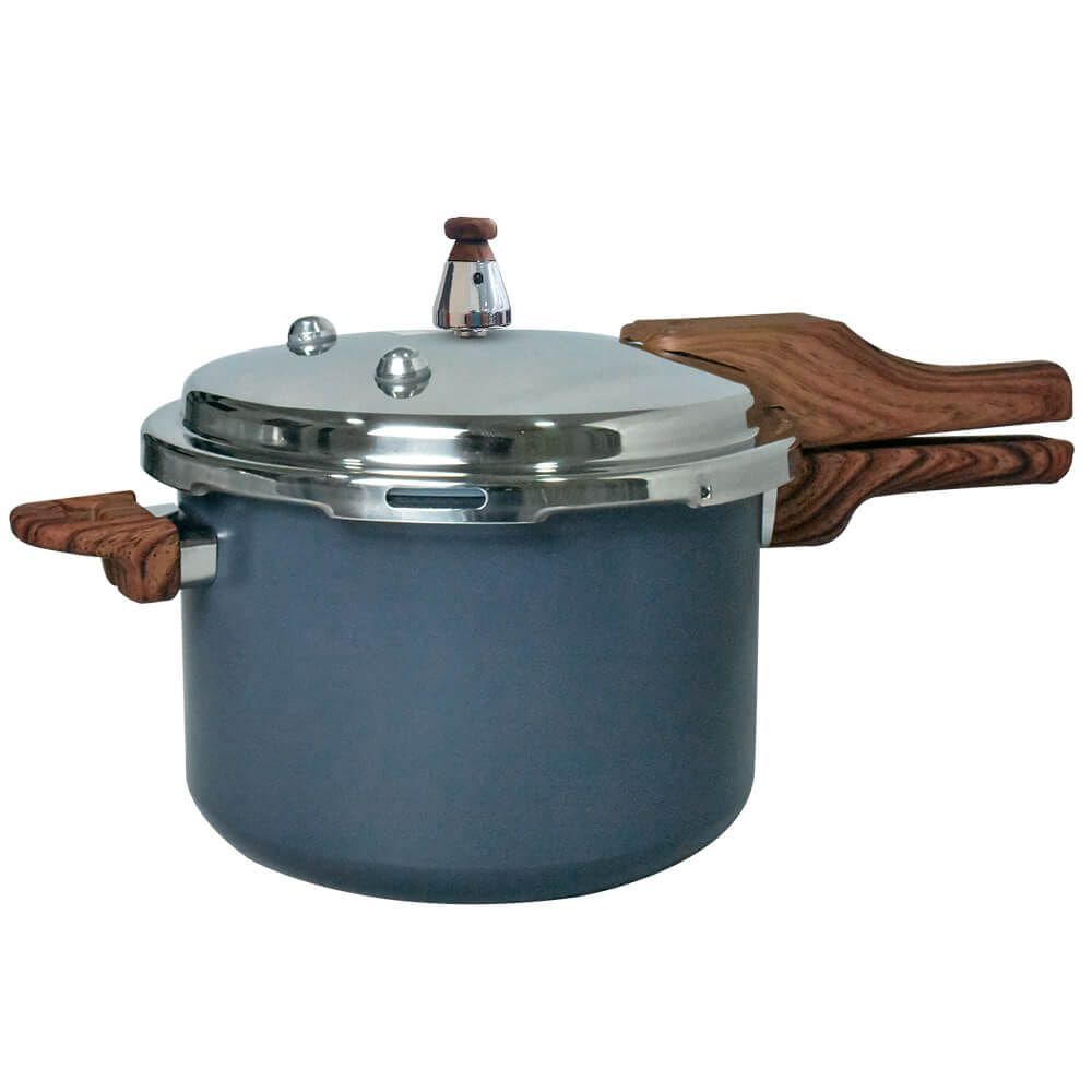 Panela de Pressão Antiaderente de Indução Revestimento Cerâmica 4,2L Turim Preta - Vista Home