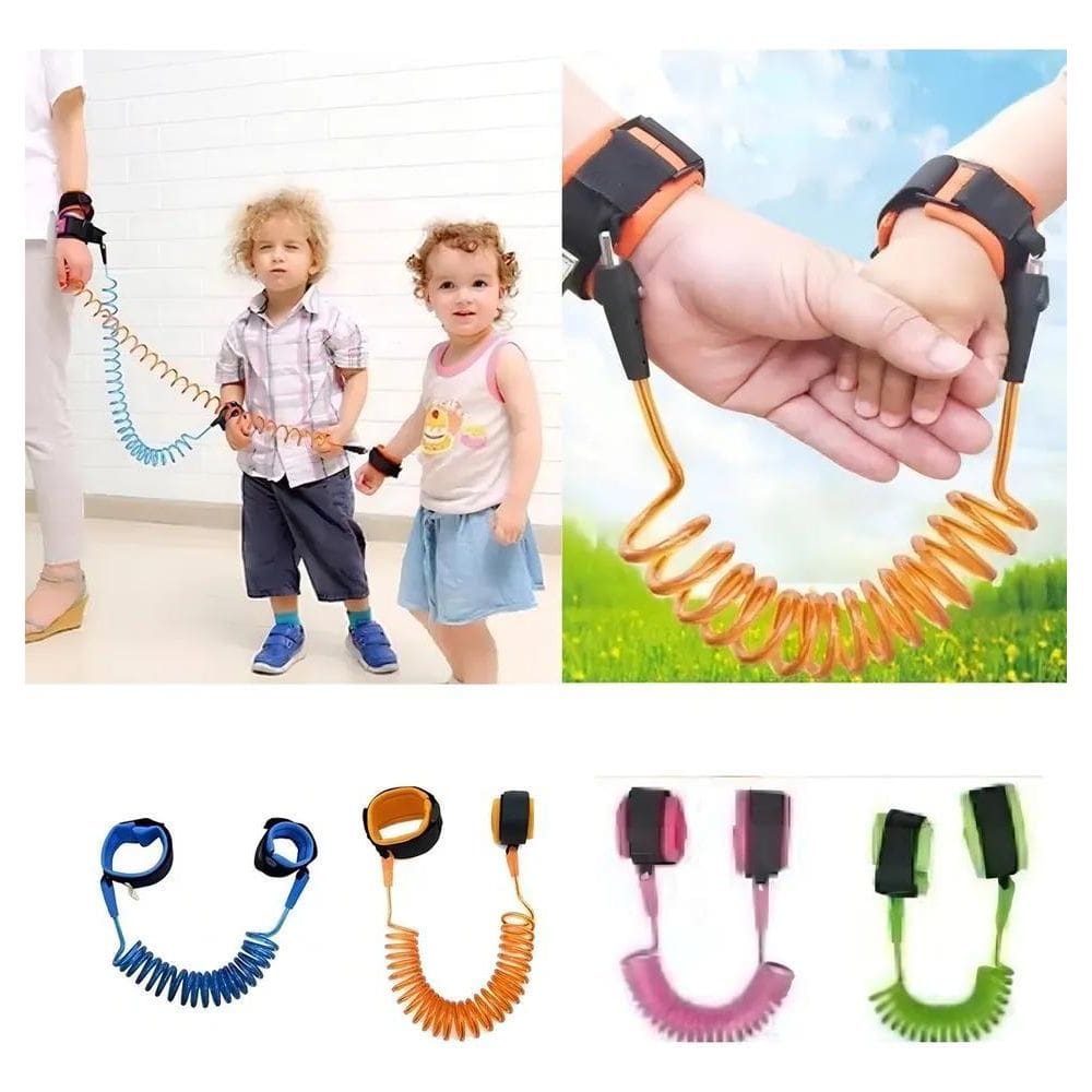 2X Pulseira Infantil Passeio Para Não Perder Criança Cor Azu