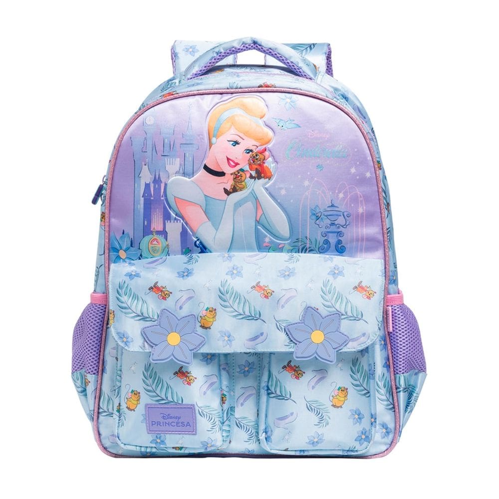 Mochila Escolar Costas Princesa Cinderella  Disney