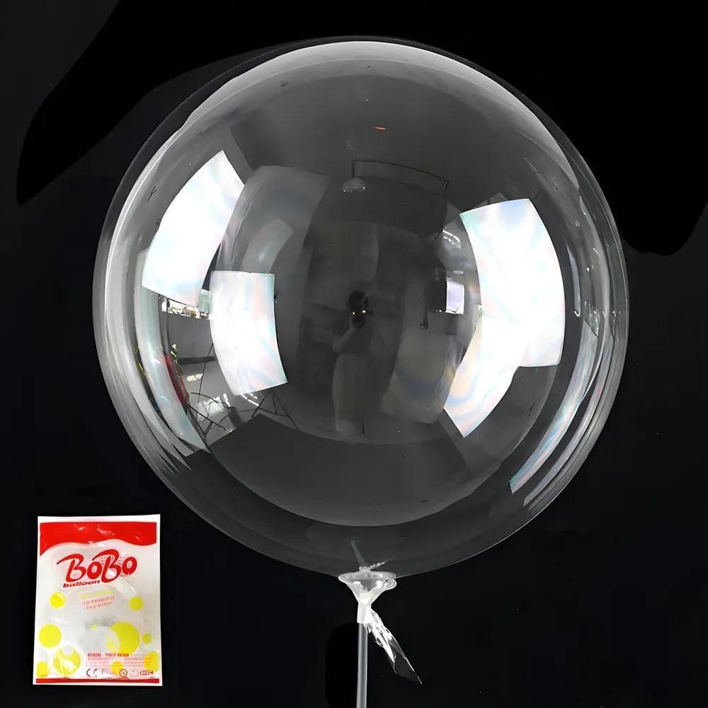 Bobo Ballon Bubble Kit 50 Balão 18 Polegadas 45Cm