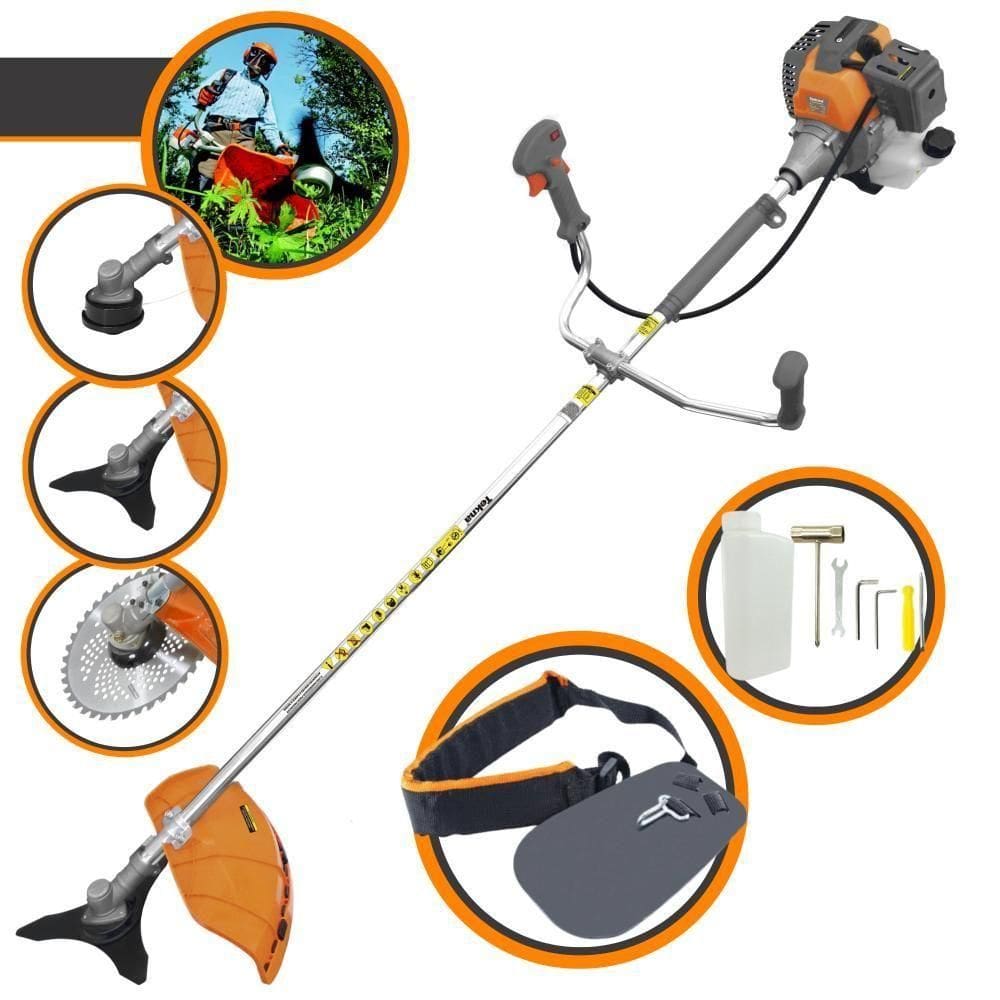 Roçadeira Tekna Rl520p 52cc + Carretel + Facas 3p + 40d