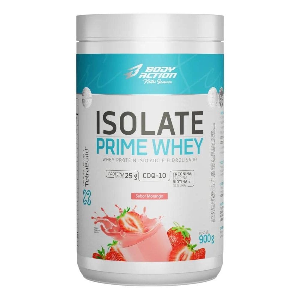 2X Whey Isolate Prime 900G Com Stevia Sezo Lactose Bodyactio