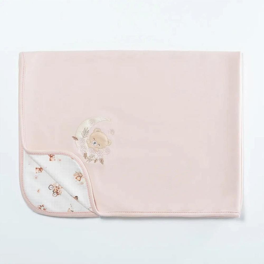 Manta de Suedine Hug New Baby Rosa Pêssego