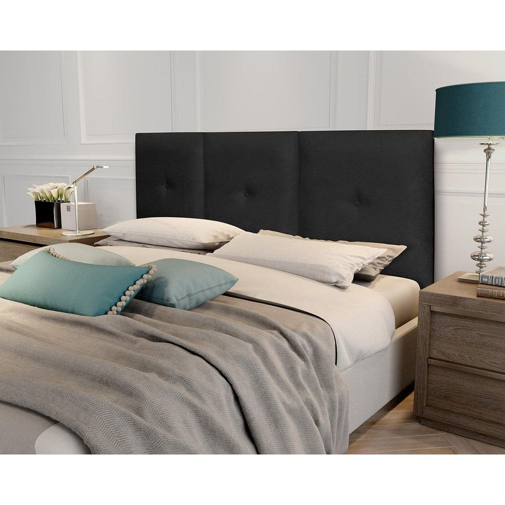 Painel Cama Box Casal 1,44 Capricho Cor Preto Comprar Moveis
