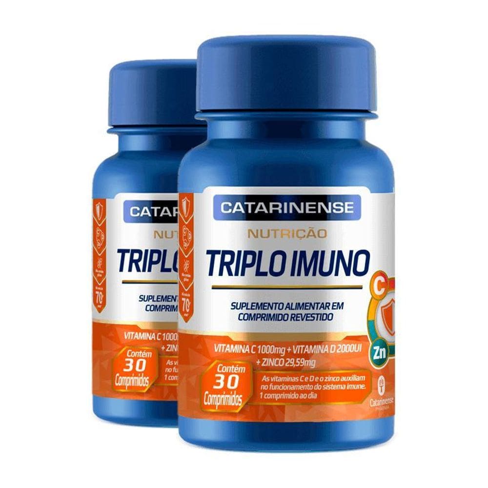 Kit 2 Triplo Imuno Catarinense 30 Comprimidos