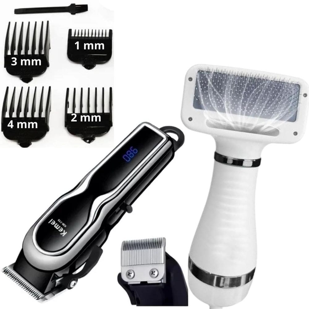 Kit Tosa Pet Máquina De Tosa + Secador Versátil
